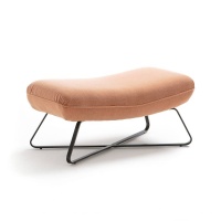 Подставка Для ног из хлопка и льна Helma единый размер оранжевый AM.PM  фото, kupilegko.ru